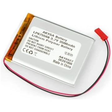LiPo akumulatora elements 3.7V 3500mAh 6.7x55x68mm