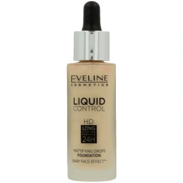 Eveline Liquid Control HD Face Foundation with Dro