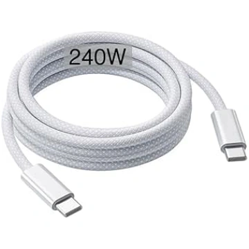 240 W USB C Cable 2 m, USB C to USB C Charging Cab