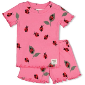 Feetje pyjama lilly ladybug roze