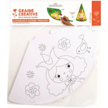 Graine Creative Kartona Ballīšu Cepures Dekorēšana