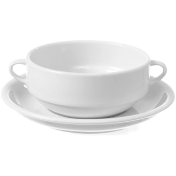Porcelāna apakštasītes OPTIMA buljona krūzei, diam