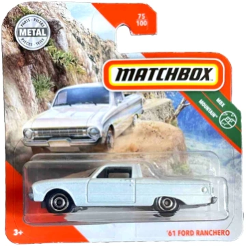 Matchbox - Ford Ranchero 1961 White #75 - Matchbox