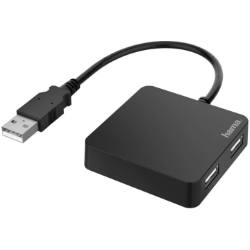 HUB USB Hama Bus Powered 4x USB-A 2.0 (00200121000