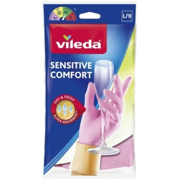 Vileda gumijas cimdi, L, 2 gab