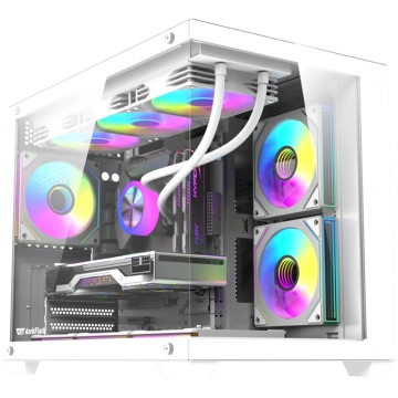 DarkFlash B275 PRO computer case (white) + 6 fans 