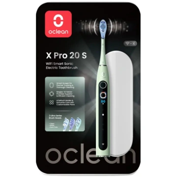 Elektriskā zobu suka OCLEAN X Pro 20 S — zaļa, vie