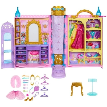 Mattel Disney princešu skapis ar 2 drēbēm, 25 akse