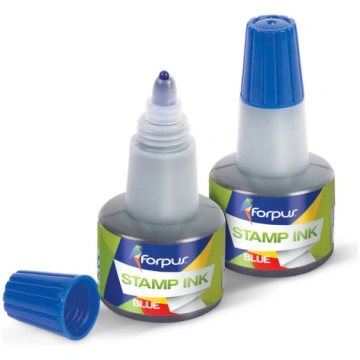 Zīmogu tinte zila, 30ml. Forpus FO60421