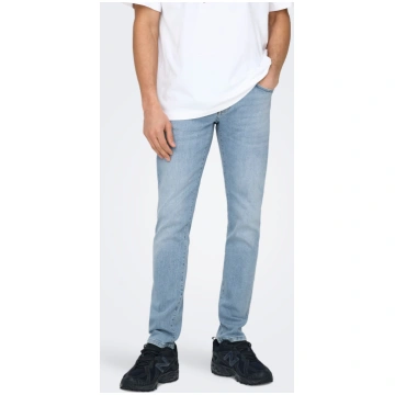 ONSLOOM Zems kāpums Slim Fit Džinsi ONLY & SONS