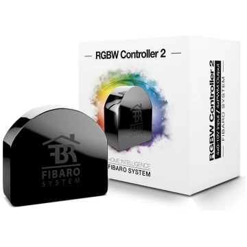 Fibaro RGBW Controller 2 Wireless Black DUBEL_FGRG