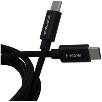 Evelatus USB 2.0 Type C to Type C 1.2M 100W/5A cab
