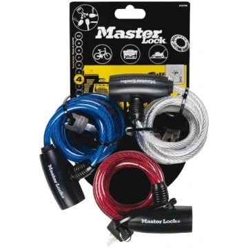 Master Lock velosipēda slēdzene ar atslēgu 1,8 m t