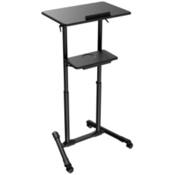 Gembird Mobile Lecture Desk with Caster Wheels Bla