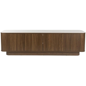 Sideboard Low Almira Walnut Zuiver, DUTCH BONE, Wh