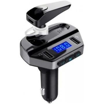 Bezvadu garnitūra Auto Bluetooth FM raidītājs V6 a