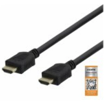 Deltaco Cable Premium High Speed HDMI 4K 60Hz 0.5m