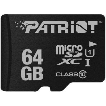 Paaudzes MicroSDXC 64GB LX sērija Patriot