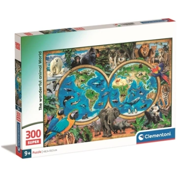 Clementoni CLE puzzle 300 Super The WonderfAnimalW
