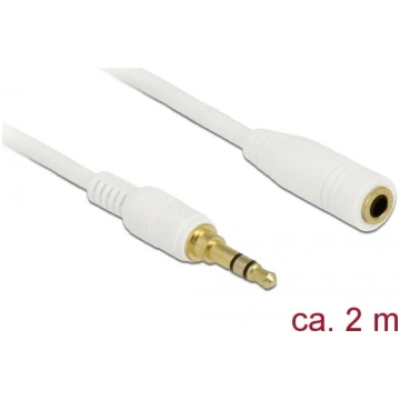 DELOCK Verlangerung Klinke 3.5mm 3Pin St Bu 2.0m w