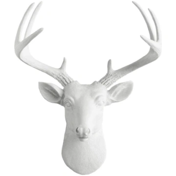 „Mini Deer“ no Wall Charmers | Balta mākslīgā galv