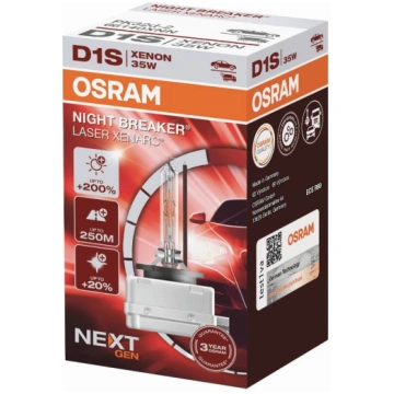 OSRAM SPULDZE D1S 12/24V +200% NEXT GEN 35W NIGHT 