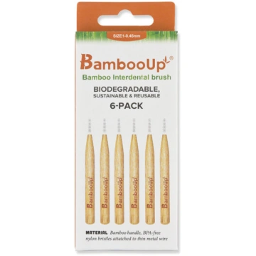 Bamboo-Up starpzobu birstītes N6 BambooUp
