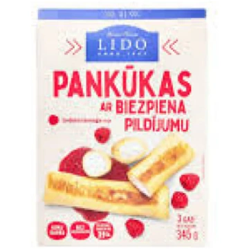 Pankūka ar biezpiena pildījumu LIDO 345g