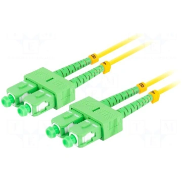 Fiber patch cord | SC/APC,both sides | 15m | 9/125