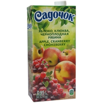 Sadočok ābolu-dzērveņu morss
