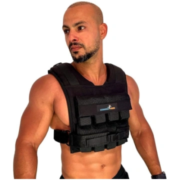 Vingrošanas spēks - 35lb svērta veste ar noņemamie