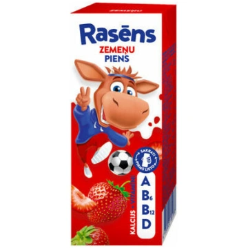 Piens zemeņu 1.5% 200ml, Rasēns