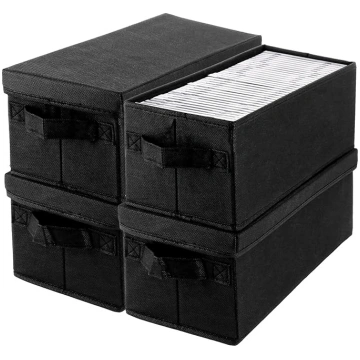 LDXDRU 4 CD glabāšanas kastes, DVD glabāšanas kast