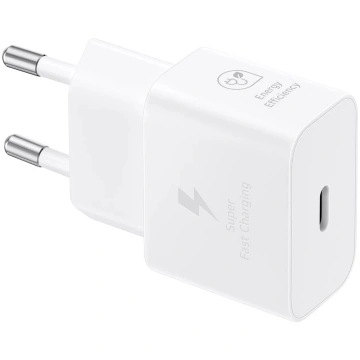 AC USB lādētājs Samsung EP-T2510 25W balts, USB‑C,