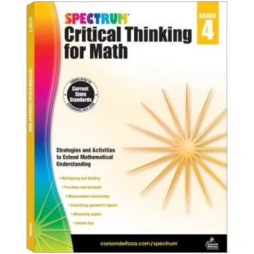 Spectrum Critical Thinking for Math Gr 4 Bookshop