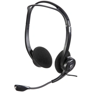 Logitech PC 960 Austiņas ar Mikrofonu, Melnas