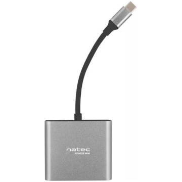 USB-C uz HDMI un USB HUB NATEC Fowler Mini — USB 2