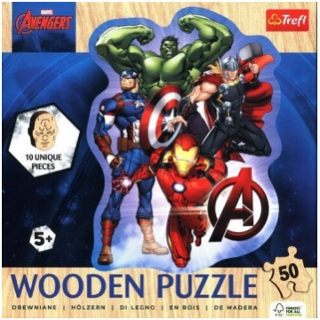 Koka puzles 50 gabali: Avengers Adventures Trefl
