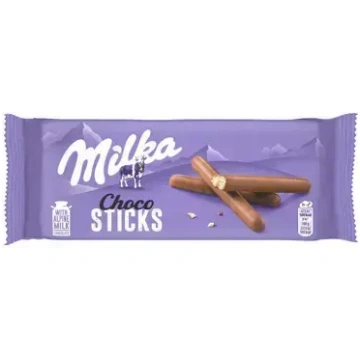 Cepumi MILKA, Lila Stix, 112 g
