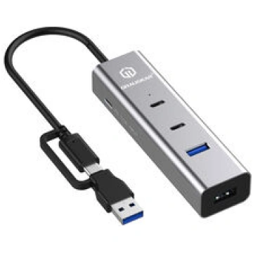Graugear G-HUB2A2C1-PD USB-Hub 4-Port USB 3.0 USB-
