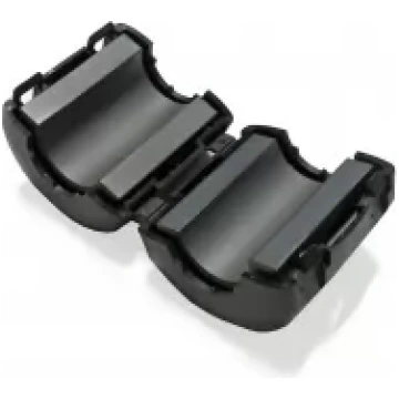 EMI filtering ferrite core with clip for 9.5-10.5 