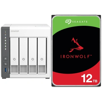 Serveris Failu Qnap Ts-433-4g + Seagate Ironwolf 1
