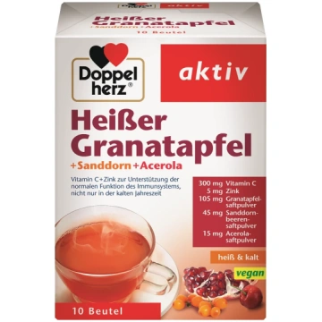 Doppelherz aktiv Heise Granātābols + C vitamīns + 