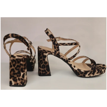 Esperanza Comfort (Wide Ankle Straps) Heels - Gold