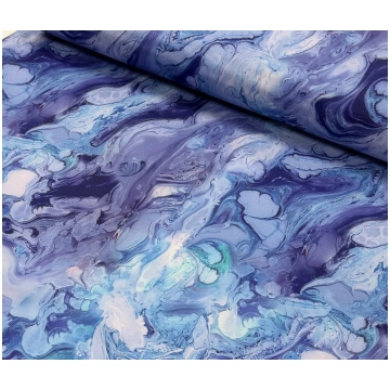 Dizaina softshell Zils pludinājums 310gr/m² 110cm