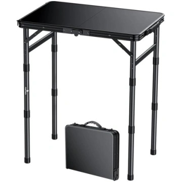 FUNYKICH Plastic Folding Table, 58 x 40 cm, Waterp