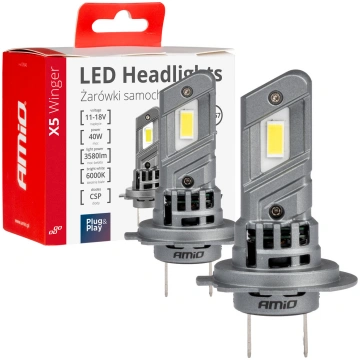 LED H7/H18 priekšējie lukturi X5 sērijai WINGER 40