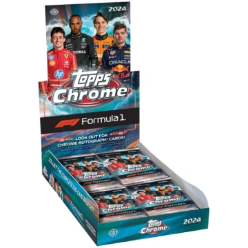 2024 Topps Chrome Formula 1 Kartītes Hobby Box