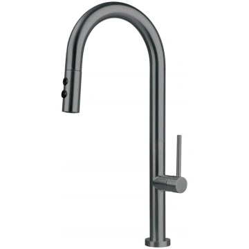 Kitchen faucet with pull-out spout - 2 types of sp