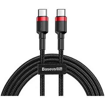 Baseus USB kabelis Cafule kabelis 2x USB-C QC 3A 1